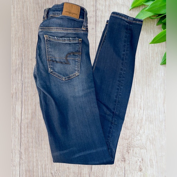 American eagle super stretch X jegging,size 00 - Picture 4 of 6